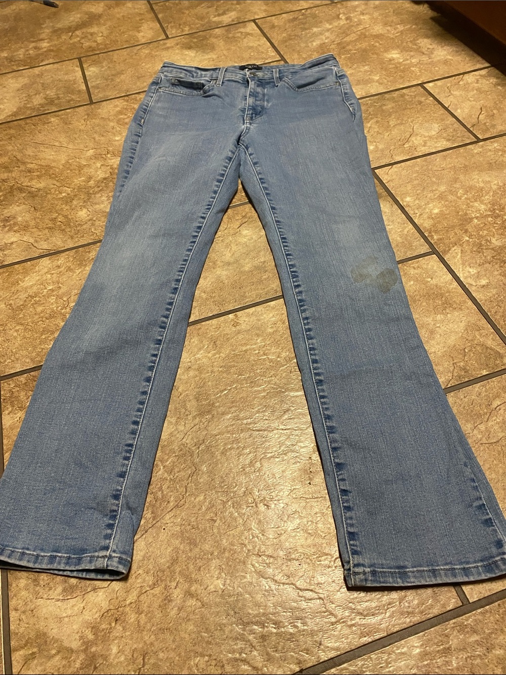 Women's NYDJ Light Wash Sherri Slim 6P Jeans  with LiftXTuck Technology